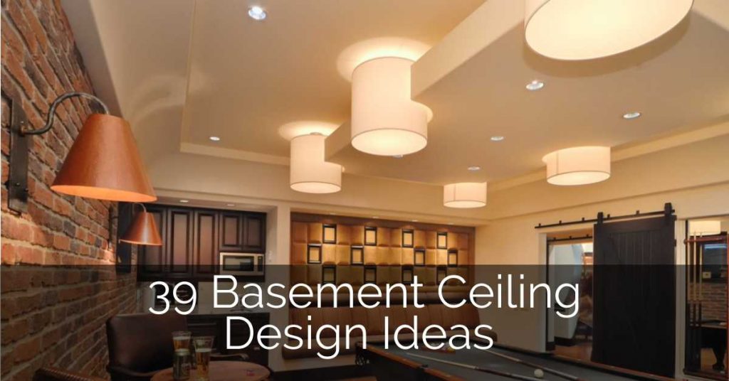 39 Basement Ceiling Design Ideas